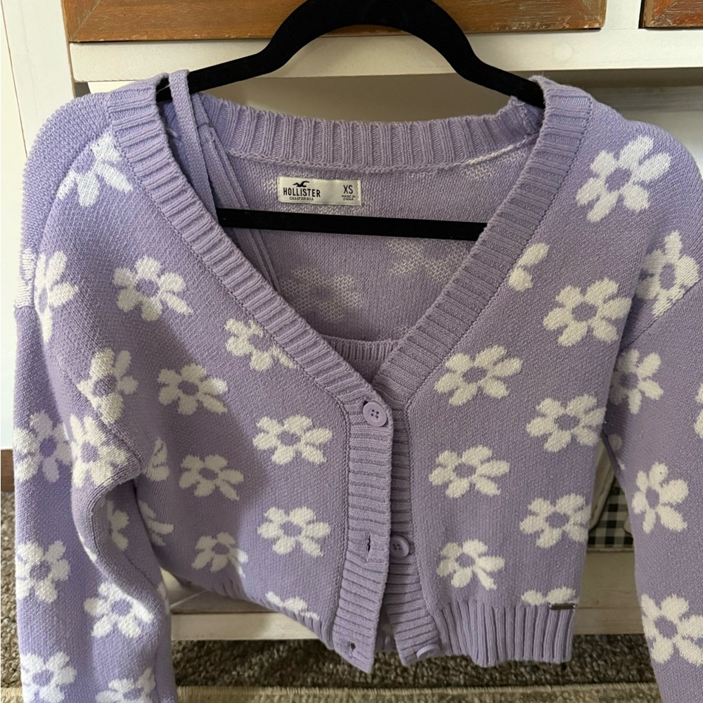 Cardigan and matching tank top